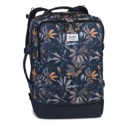 BestWay Příruční zavazadlo - palubní batoh 40252-5036 CABIN PRO PRINTS modrý s květy