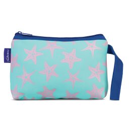 Fabrizio Bikini bag - taška na plavky 50479-2300 tyrkysová se vzorem