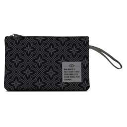 Fabrizio Bikini bag - taška na plavky 50475-0100 černá s grafickým vzorem