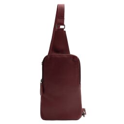 The Chesterfield Brand Kožená crossbody taška Isley C58.034718 vínově červená