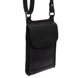 The Chesterfield Brand Kožená taška na mobil Nebra C48.129900 černá - přední strana kabelky