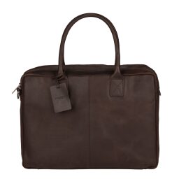 BURKELY Kožená taška na notebook 15,6" Taylor Worker 9007979.22.20 hnědá
