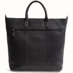 The Chesterfield Brand kožená shopper kabelka na notebook Westbrook C38.022700 černá