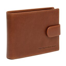 Pánská kožená peněženka RFID Curtis C08.051231 koňaková