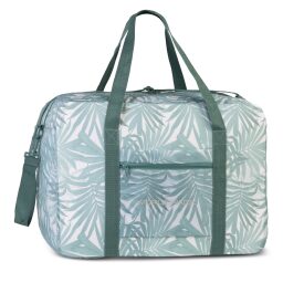 Skládací cestovní taška / palubní zavazadlo 49x35x22 cm Worldpack 10513-5800 zeleno-bílá