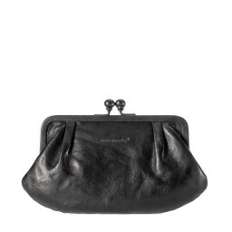 aunts & uncles kožená kabelka clutch ROSE černá - přední strana
