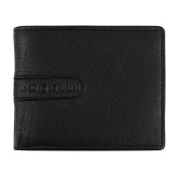 Pánská kožená peněženka RFID Bugatti Bomba Combi Wallet 49135301 černá - přední strana