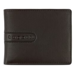 Pánská kožená peněženka RFID Bugatti Bomba Combi Wallet 49135302 hnědá - přední strana