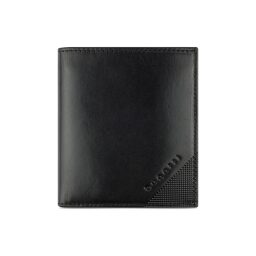 Bugatti Pánská kožená peněženka RFID Nobile Small Vertical Wallet With Flap 49125301 černá