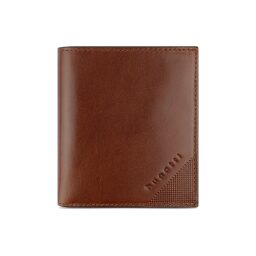 Bugatti Pánská kožená peněženka RFID Nobile Small Vertical Wallet With Flap 49125307 koňaková