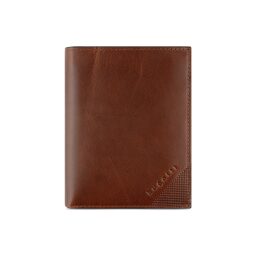Bugatti Pánská kožená peněženka RFID Nobile Vertical Wallet With Flap 49125507 koňaková