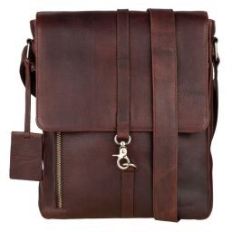 BURKELY Kožená taška messenger Antique Avery 8007918.56.20 hnědá