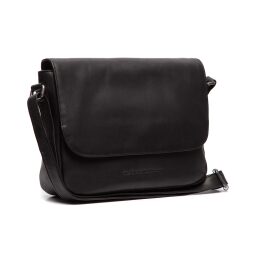 The Chesterfield Brand Dámská kožená kabelka přes rameno s klopou Montana C48.126200 černá - přední strana tašky