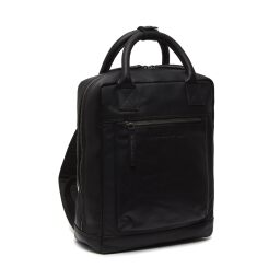 The Chesterfield Brand Kožený batoh s přihrádkou na notebook Lincoln C58.031800 černý - přední strana
