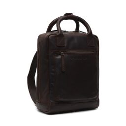 The Chesterfield Brand Kožený batoh s přihrádkou na notebook 13“ Lincoln C58.031801 hnědý - přední strana