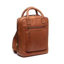 The Chesterfield Brand Kožený batoh s přihrádkou na notebook 13“ Lincoln C58.031831 koňakový - přední strana