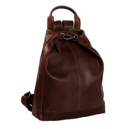 The Chesterfield Brand stylový dámský kožený batoh Saar hnědý