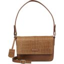 BURKELY Kožená kabelka přes rameno Cool Colbie 1000438.29.24 koňaková