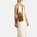 BURKELY Mini shopper kabelka Cool Colbie 1000443.29.24 koňaková na rameni