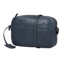 BURKELY Kožená mini crossbody kabelka Natural Norah 1000816.04.31 modrá