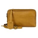 BURKELY Kožená kabelka na mobil / RFID peněženka Natural Norah 1000818.04.63 žlutá