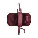 BURKELY Kožená crossbody kabelka na telefon Natural Norah 1000819.04.45 vínově červená