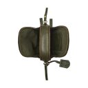 BURKELY Kožená crossbody kabelka na telefon Natural Norah 1000819.04.74 tmavě zelená