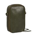 BURKELY Kožená crossbody kabelka na telefon Natural Norah 1000819.04.74 tmavě zelená