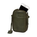 BURKELY Kožená crossbody kabelka na telefon Natural Norah 1000819.04.74 tmavě zelená