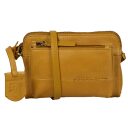 BURKELY Kožená crossbody kabelka na mobil Natural Norah 1000820.04.63 žlutá