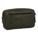 Burkely kožená crossbody kabelka Minimal Mason 1000831.64.71 tmavě zelená zadní strana