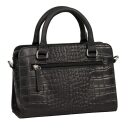 BURKELY Kožená kabelka do ruky i přes rameno Cool Colbie 1000850.29.10 černá zadní strana