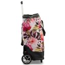 PUNTA wheel Velká nákupní taška na kolečkách 10303-9800 barevná s květy boční náhled