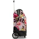 PUNTA wheel Velká nákupní taška na kolečkách 10303-9800 barevná s květy