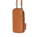 aunts & uncles Kožená taštička na mobil Jamie´s Orchard Prune 20028-1 koňaková