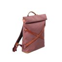 aunts & uncles Rolovací batoh na notebook 13" Japan Yokohama jahodový ze strany