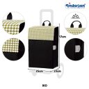 Andersen Nákupní taška na kolečkách SCALA SHOPPER® PLUS IKO 133-133-50 černo-zelená