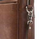 Castelijn & Beerens Dámská kožená taška na notebook Ilse 459472 koňaková