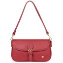 Hexagona dámská kabelka přes rameno Luna 6820088-8800 červená