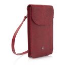 Castelijn & Beerens Elegantní kabelka na mobil Donna 809881 červená boční náhled