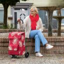 Andersen Nákupní taška na kolečkách SCALA SHOPPER® SIGNE 112-224-70 červená