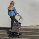 Andersen Nákupní taška do schodů SCALA SHOPPER TREPPENSTEIGER® FITA 119-225-90 modrá s modelkou