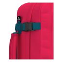 CabinZero Batoh do letadla 40x30x20 Classic 28L 082404 růžovo-modrý detail přezka