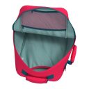 CabinZero Batoh do letadla 40x30x20 Classic 28L 082404 růžovo-modrý otevřený