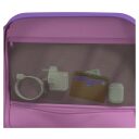 CabinZero Batoh do letadla 40x30x20 Classic 28L 082601 fialový vnitřní přihrádka