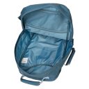 CabinZero Batoh do letadla 40x30x20 Classic 28L 082803 tyrkysový otevřený