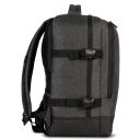 BestWay Cestovní batoh 40x30x20 cm Cabin Pro Small 40357-1700 tmavě šedý boční náhled