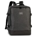 BestWay Cestovní batoh 40x30x20 cm Cabin Pro Small 40357-1700 tmavě šedý pření strana