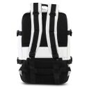 BestWay Palubní batoh do letadla 40x20x25 cm Cabin Pro Storm 40350-2000 bílý záda
