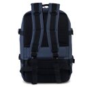 BestWay Palubní batoh do letadla 40x20x25 cm Cabin Pro Storm 40350-5000 modrý záda